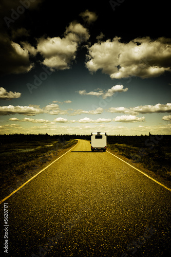 Reise mit Wohnmobil