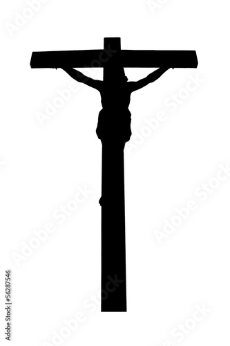 Jesus Christ crucified in Golgotha