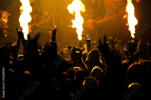 Photo of rock concert