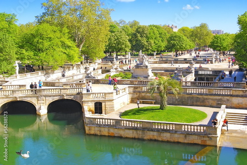 Les jardins à Nîmes photo