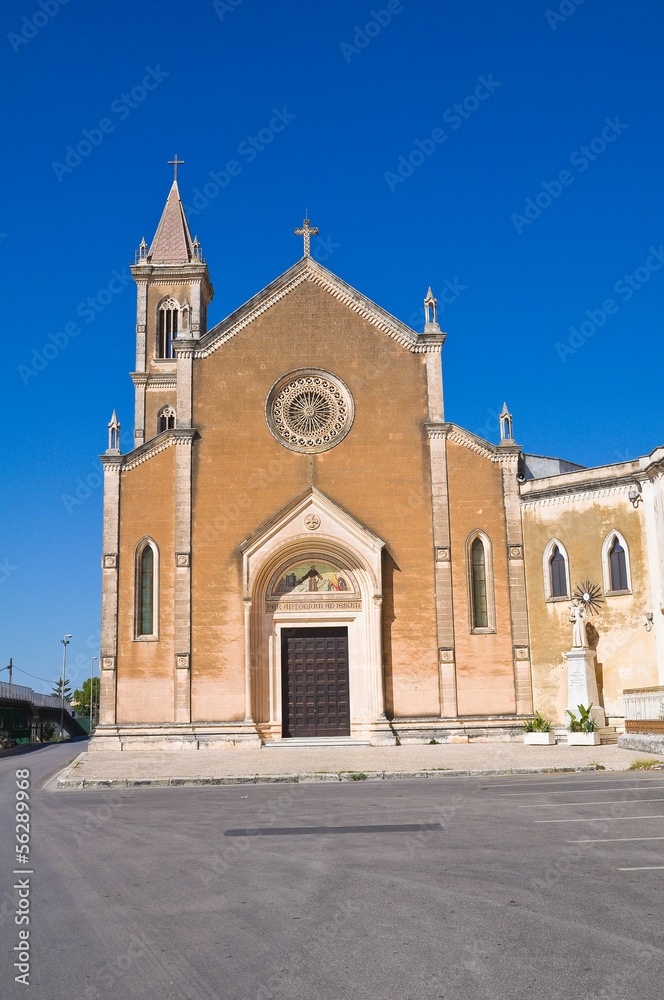 Church of St. Antonio. Manduria. Puglia. Italy.