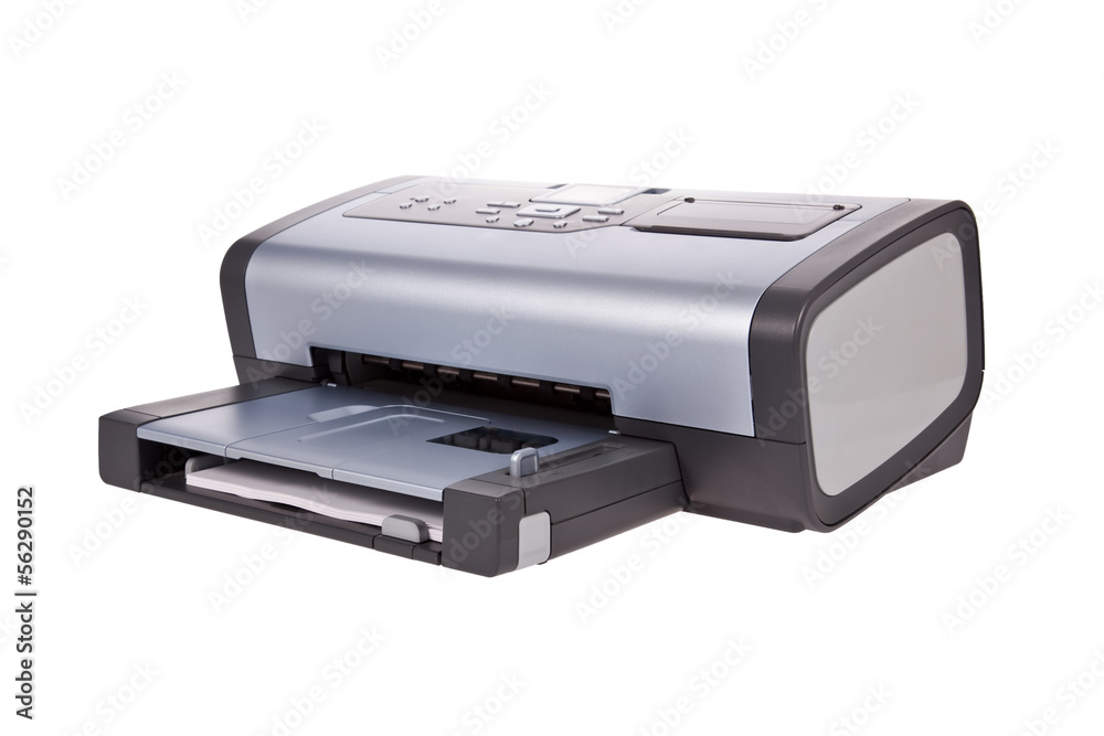 Inkjet printer isolated on a white background. Inkjet printer isolated on a white background.