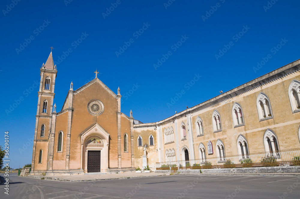 Church of St. Antonio. Manduria. Puglia. Italy.