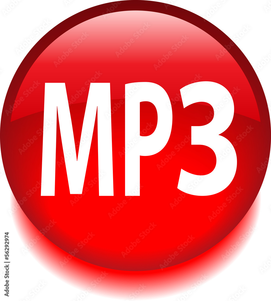 mp3 icon Stock Vector | Adobe Stock