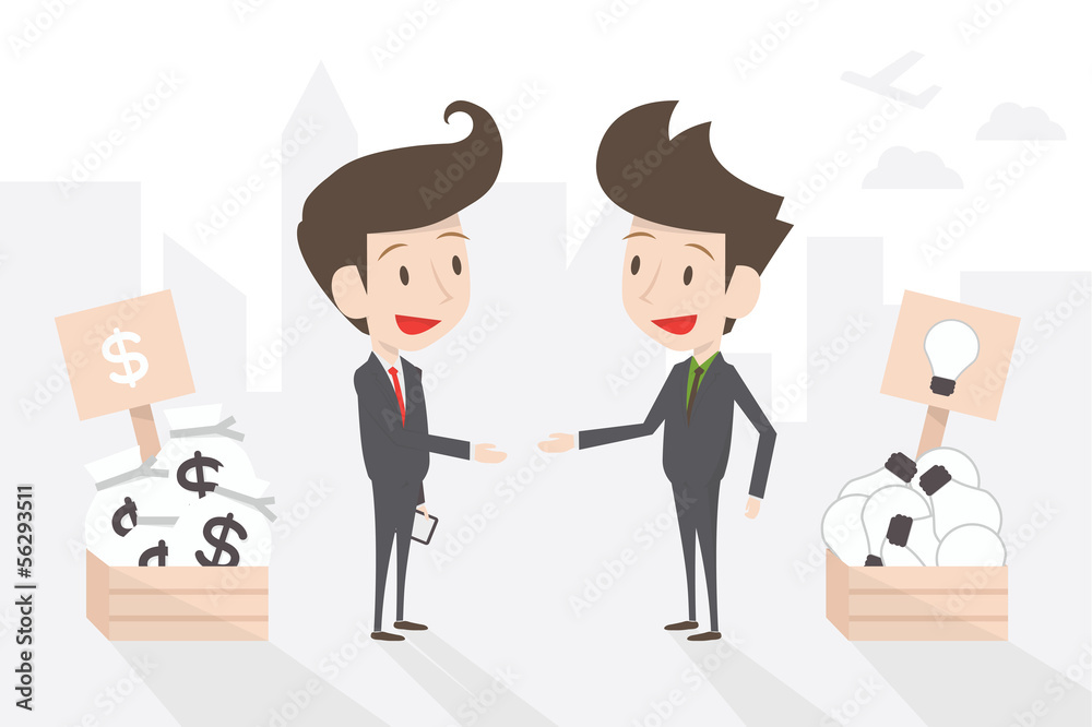 businessman and idea businessman and idea