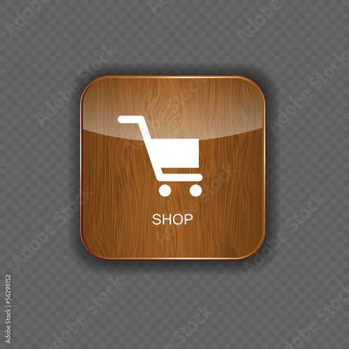 Shop wood application icons