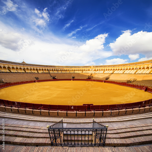 Bullfight arena (Real Maestranza), Sevilla, Spain.