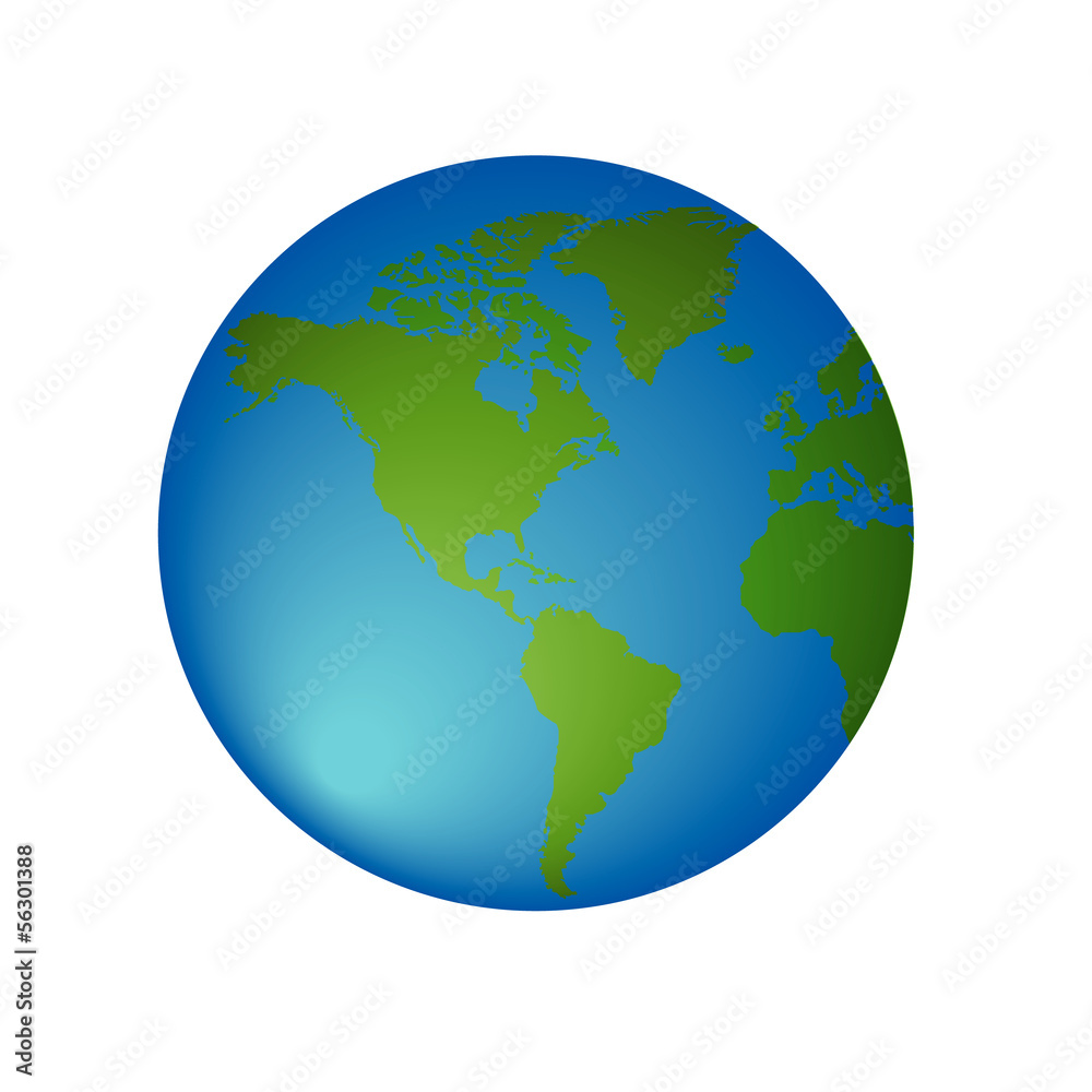 Abstract globe Vector