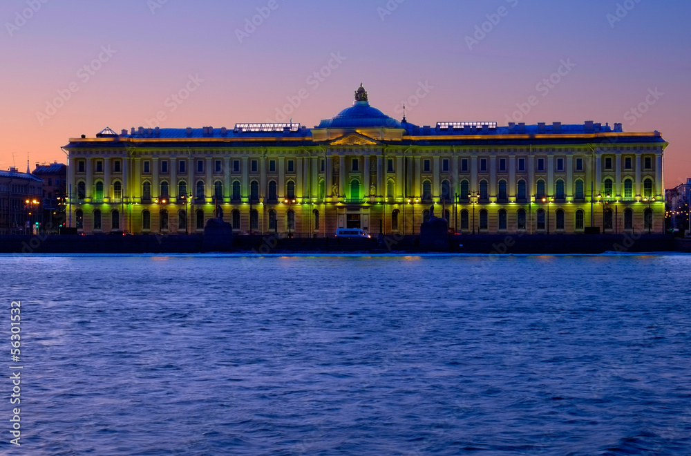 Academy of Arts Building In St. Petersburg