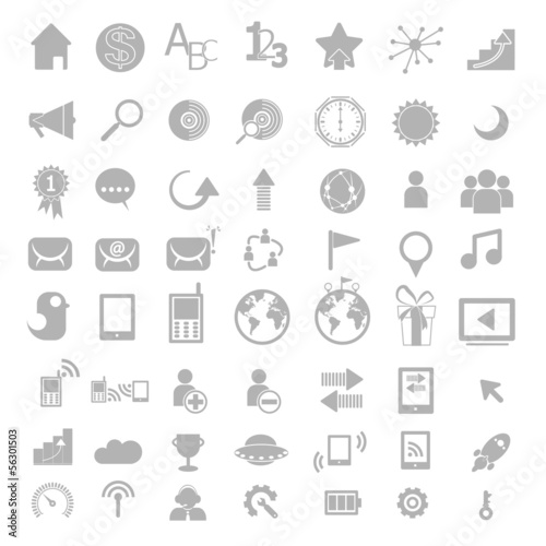 Set of network icons - vector icons