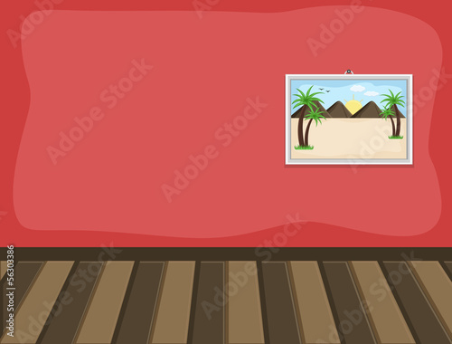 inside room - Cartoon Background Vector