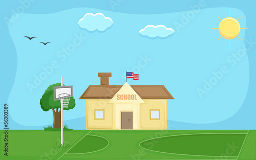 school vector background