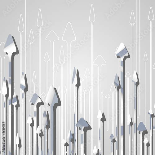 Arrow design background, dynamic illustration.