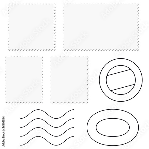 Briefmarke + Poststempel