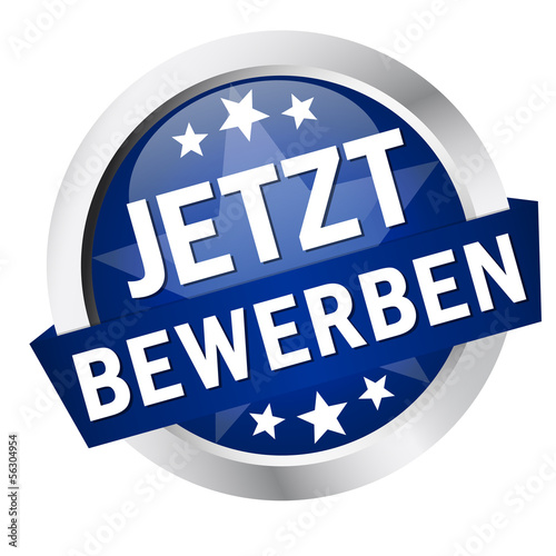 Button mit Banner " JETZT BEWERBEN "