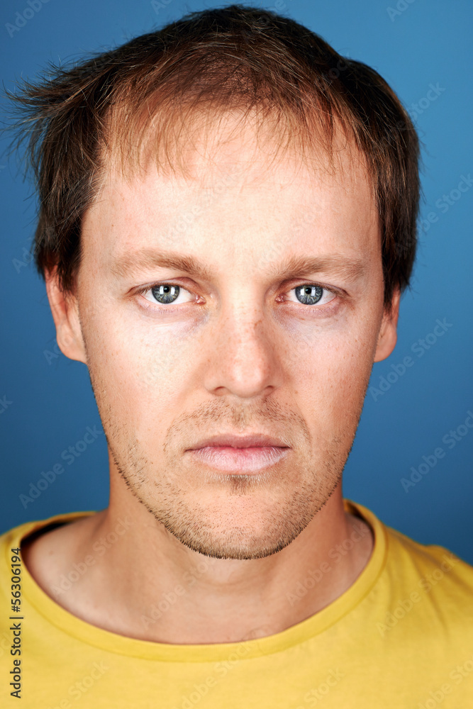 Obraz premium real man face