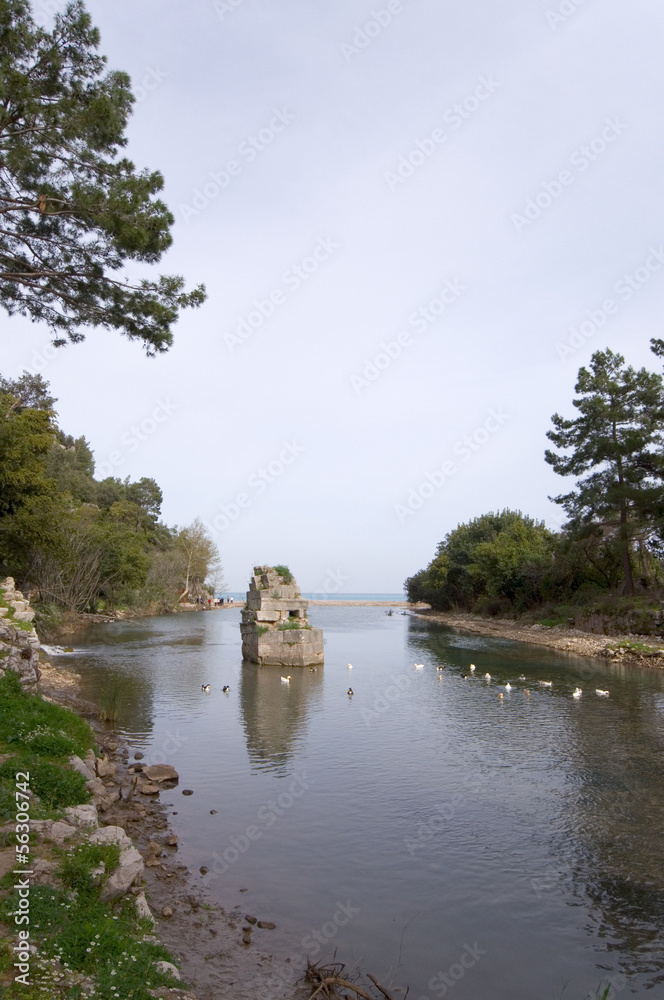 Naklejka premium Ruinen in Olympos bei Kemer - Türkei