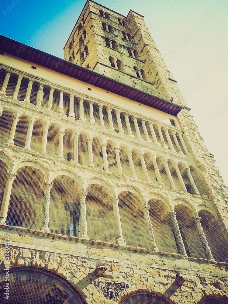 Obraz premium Arezzo, Italy retro looking