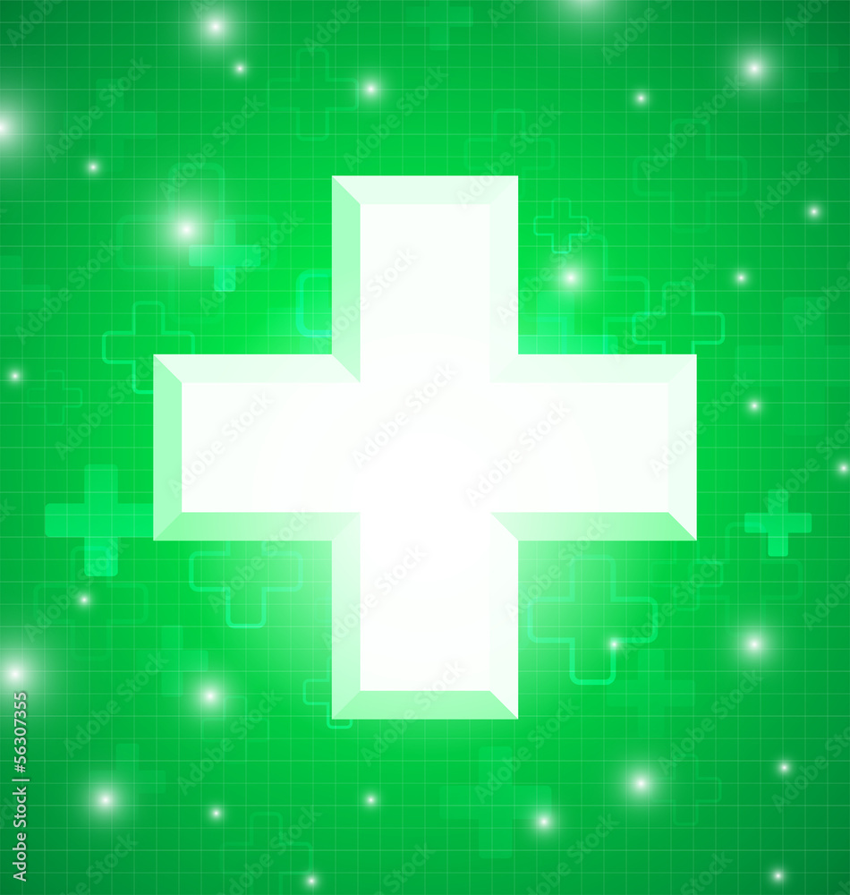 Obraz premium Green medical design