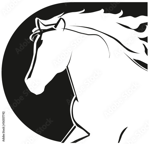 Horse head icon