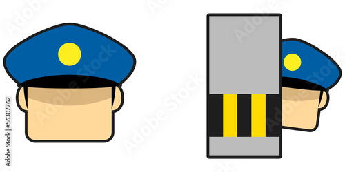 警察官　アイコン