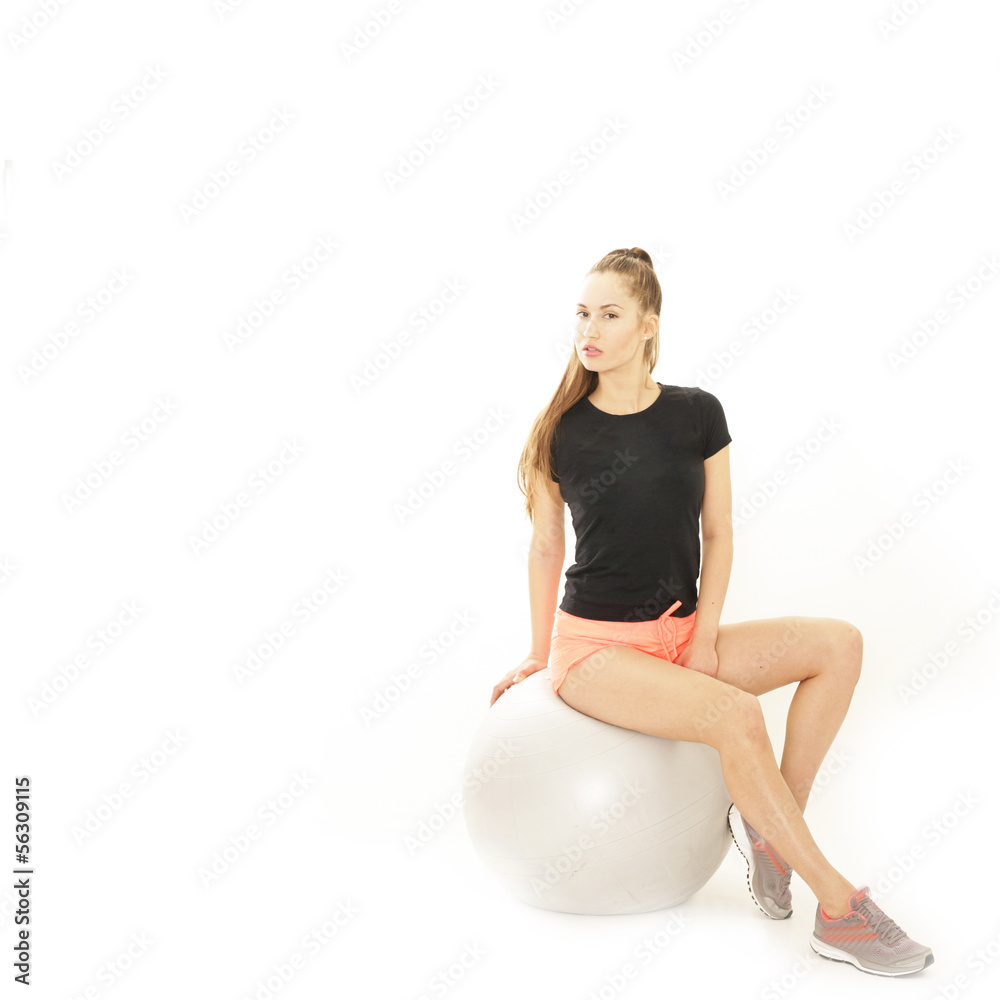 sportliche junge Frau