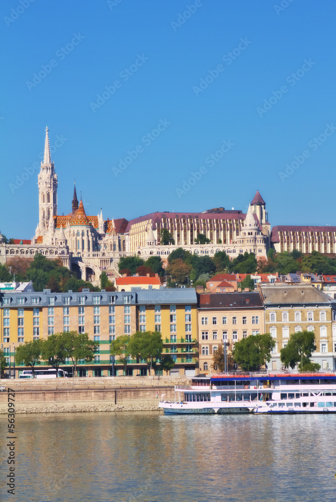 View of Fisherman's Bastion and St. Matthias church