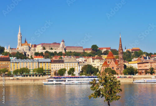 View of Fisherman's Bastion and St. Matthias church