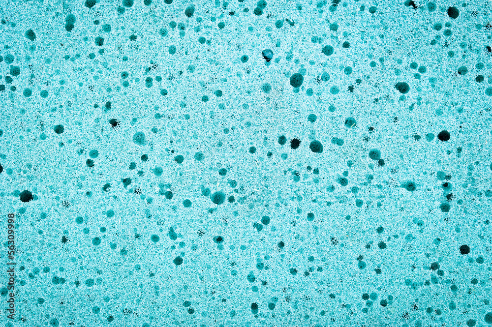 Blue sponge texture