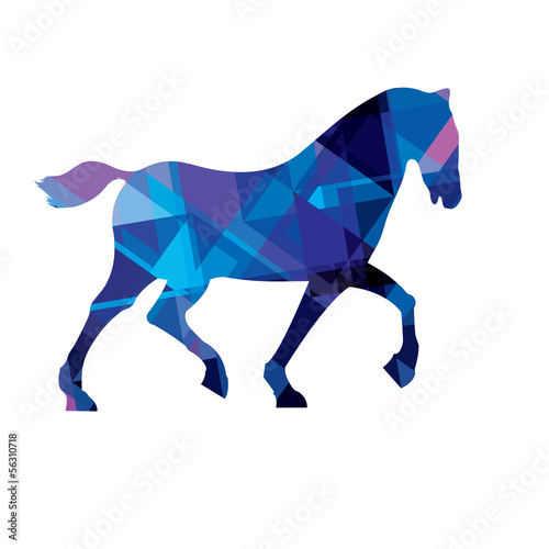 Abstract horse