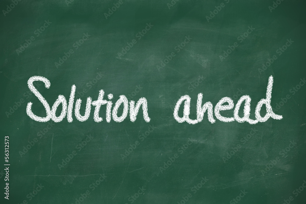 Solution ahead on blackboard Solution ahead on blackboard