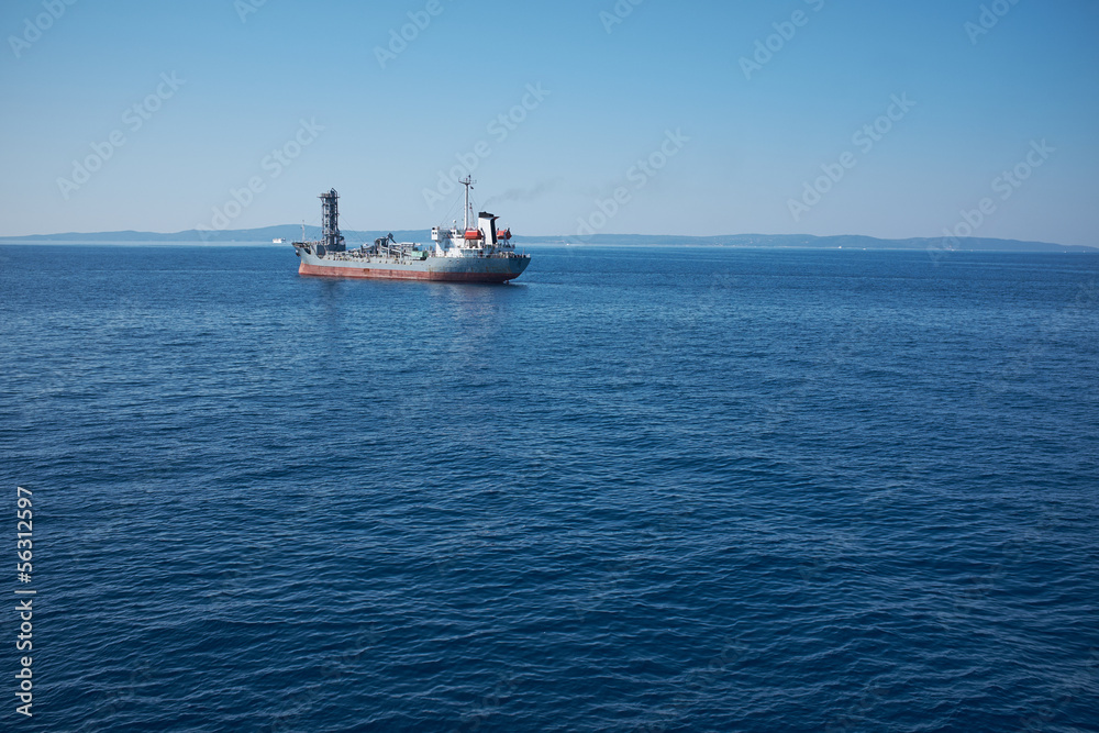 Fototapeta premium Transportation On The Sea