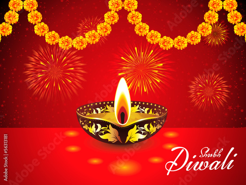 abstract diwali background