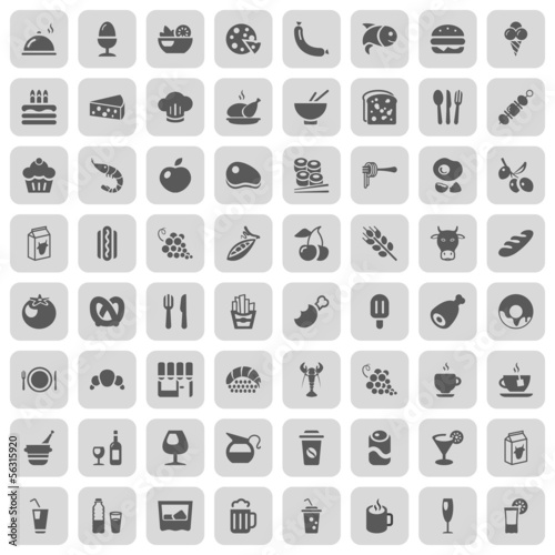 food & drinks iconset