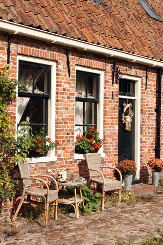 nice house in the fortress Bourtange.The Netherlands