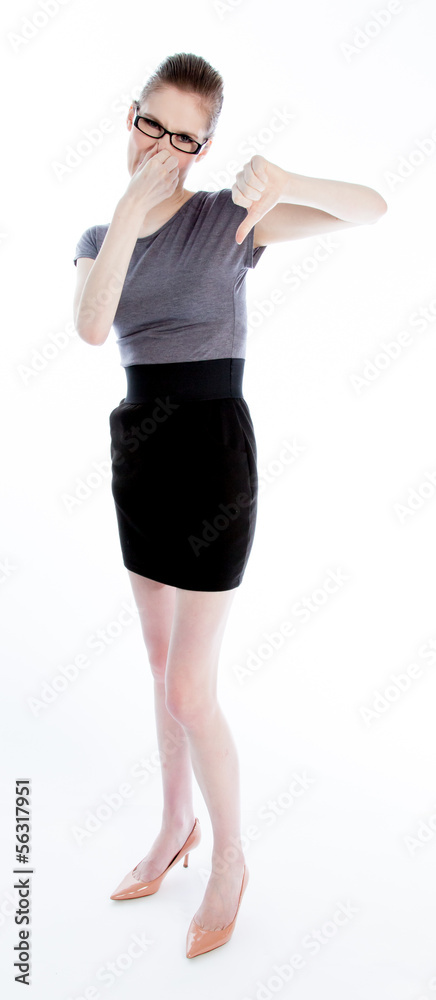 Attractive caucasian girl in her 30 shot in studio Attractive caucasian girl in her 30 shot in studio