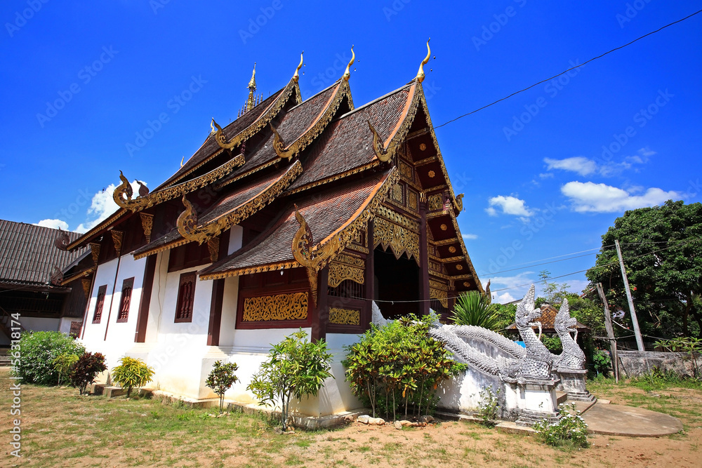 Thai Temple in Chiang Mai, Thailand