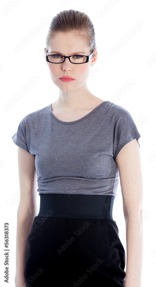 Attractive caucasian girl in her 30 shot in studio Attractive caucasian girl in her 30 shot in studio