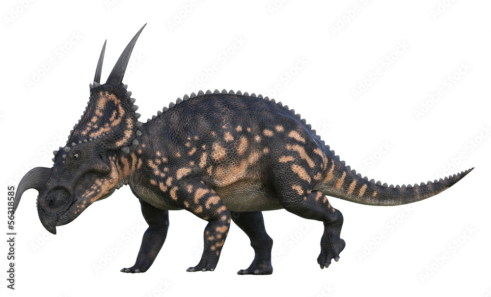 einiosaurus charge walking