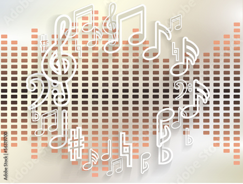 Abstract music background