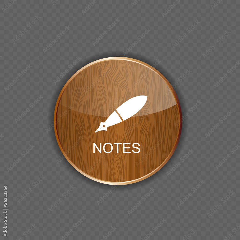 Notes application icons vector illustration Notes application icons vector illustration