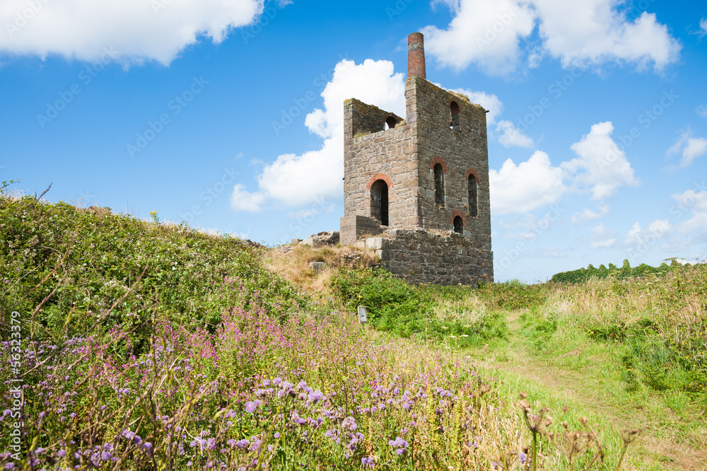 Abandoned tin mine, Cornwall. Abandoned tin mine, Cornwall.