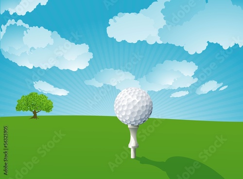 Golf. Vector.