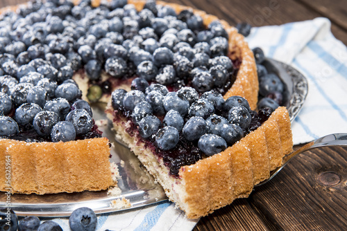 Fototapeta Delicious Blueberry Tart
