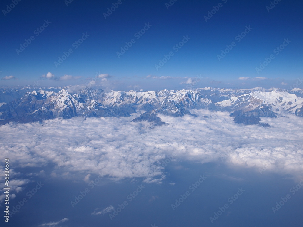 Himalayas from Airplane