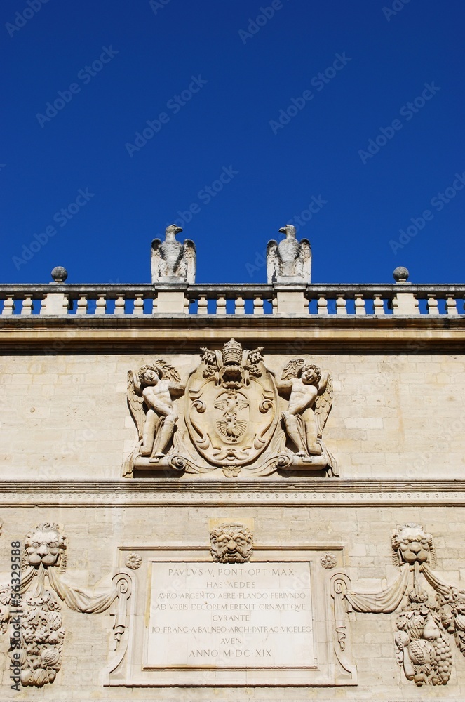 Obraz premium Hotel des Monnaies, palace of conservatory, Avignon, France