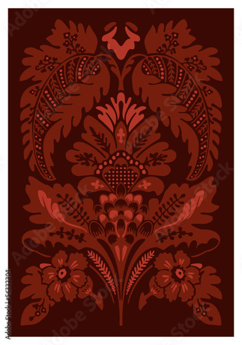 Papier peint, fond, motif, tapisserie, style, art, dessin, rouge