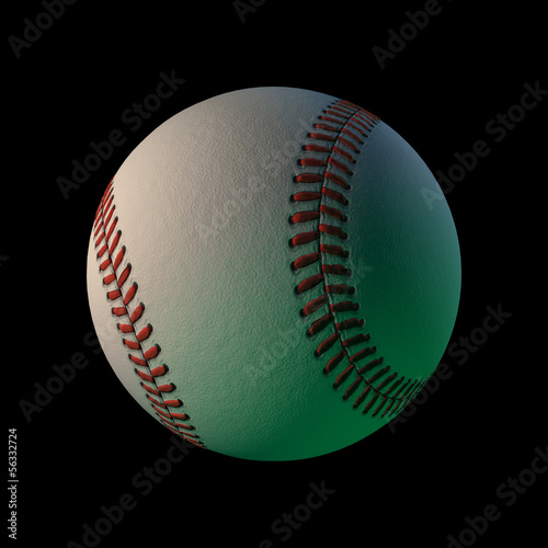 Photography 3d cgi baseball