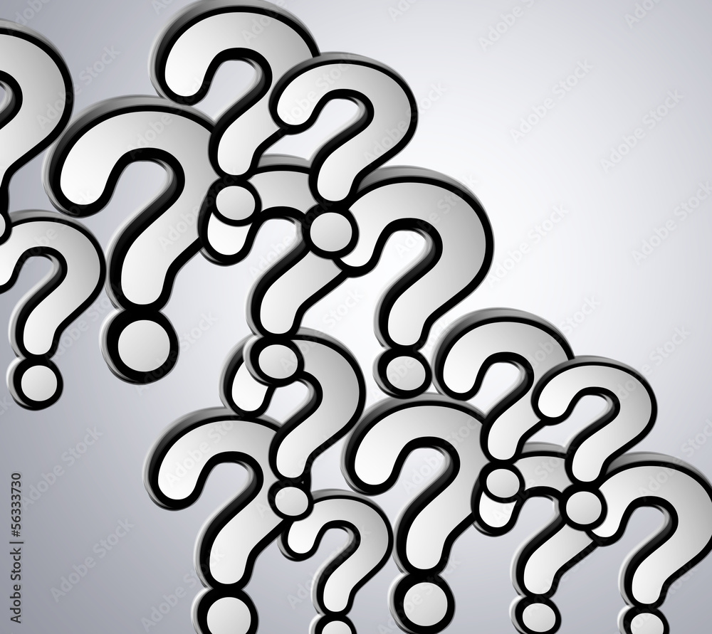 question mark modern question mark modern