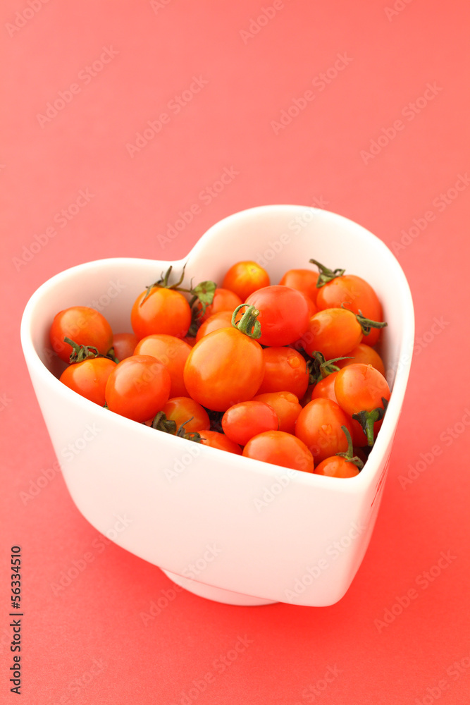 Cherry tomato with love Cherry tomato with love